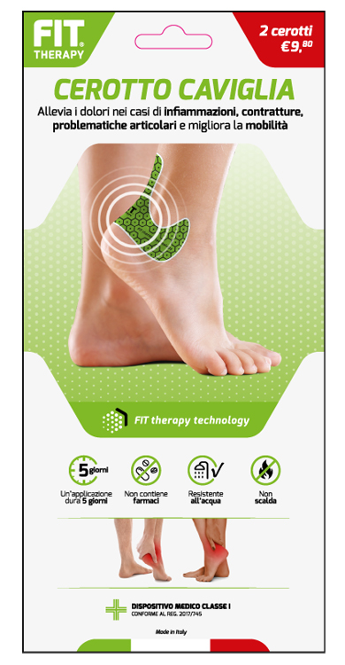 FIT THERAPY CEROTTO CAVIGLIA 2 PEZZI - Farmacia Artemisia di Montecuollo Dott. Angelo snc