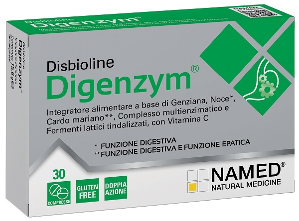DISBIOLINE DIGENZYM AB 30 COMPRESSE - Farmacia Artemisia di Montecuollo Dott. Angelo snc
