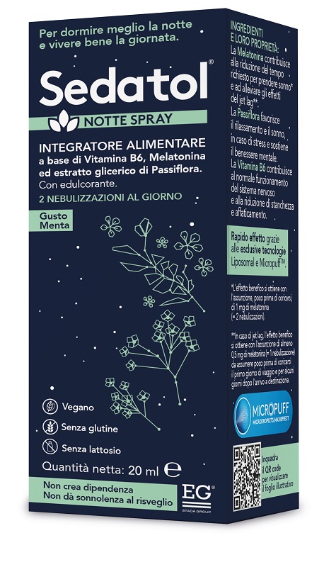 SEDATOL NOTTE SPRAY 20 ML - Farmacia Artemisia di Montecuollo Dott. Angelo snc