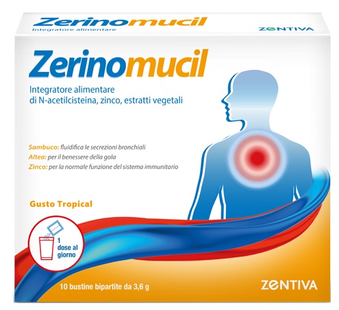 ZERINOMUCIL 10 BUSTINE 3,6 G - Farmacia Artemisia di Montecuollo Dott. Angelo snc