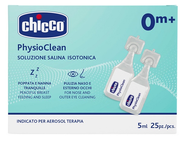 SOLUZIONE SALINA ISOTONICA PHYSIOCLEAN 25 PEZZI DA 5 ML - Farmacia Artemisia di Montecuollo Dott. Angelo snc