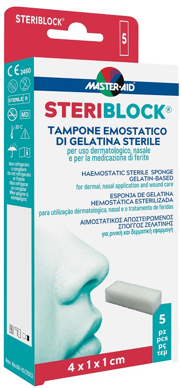 MASTER-AID STERIBLOCK TAMPONE EMOSTATICO - Farmacia Artemisia di Montecuollo Dott. Angelo snc
