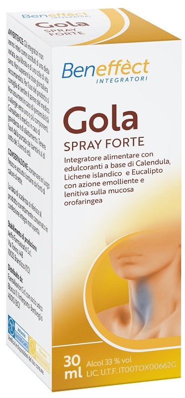 BENEFFECT GOLA SPRAY FORTE 30 ML - Farmacia Artemisia di Montecuollo Dott. Angelo snc