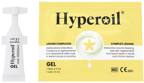HYPEROIL GEL FIALA 5 ML LESIONI COMPLESSE - Farmacia Artemisia di Montecuollo Dott. Angelo snc