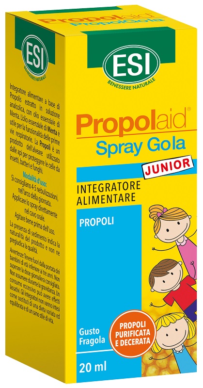 ESI PROPOLAID SPRAY GOLA JUNIOR 20 ML - Farmacia Artemisia di Montecuollo Dott. Angelo snc