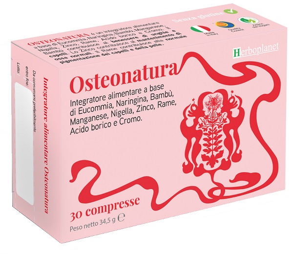OSTEONATURA 30 COMPRESSE SENZA GLUTINE - Farmacia Artemisia di Montecuollo Dott. Angelo snc