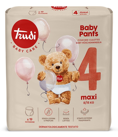 TRUDI BABY PANTS MAXI 8/15 KG 19 PEZZI - Farmacia Artemisia di Montecuollo Dott. Angelo snc