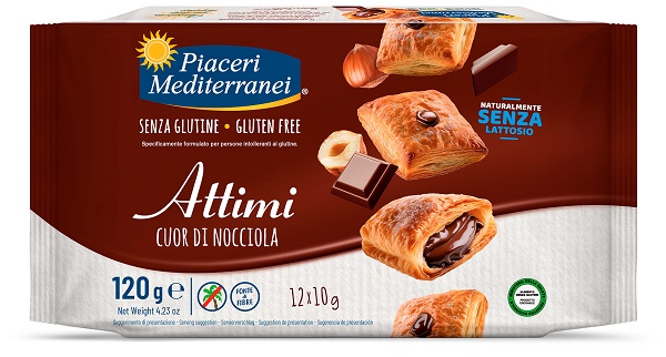 PIACERI MEDITERRANEI ATTIMI CUOR DI NOCCIOLA 120 G - Farmacia Artemisia di Montecuollo Dott. Angelo snc