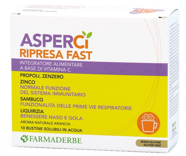 ASPER CI RIPRESA FAST 10 BUSTINE 5 G - Farmacia Artemisia di Montecuollo Dott. Angelo snc