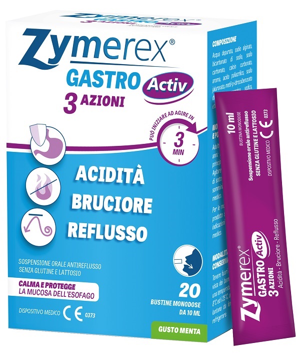 ZYMEREX GASTRO ACTIV 20 BUSTINE DA 10 ML - Farmacia Artemisia di Montecuollo Dott. Angelo snc