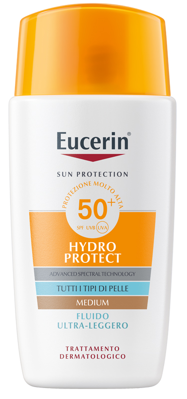 EUCERIN SUN FLUIDO ULTRA LEGGERO TINTED SPF50+ 50 ML - Farmacia Artemisia di Montecuollo Dott. Angelo snc