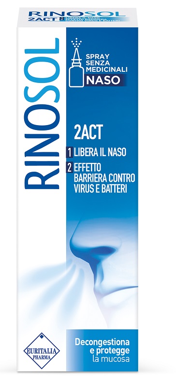 SPRAY NASALE RINOSOL 2ACT 15 ML - Farmacia Artemisia di Montecuollo Dott. Angelo snc