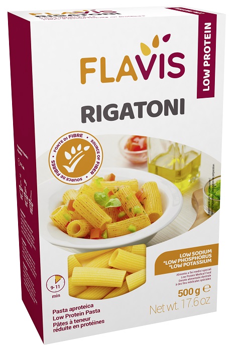 FLAVIS RIGATONI APROTEICI 500 G - Farmacia Artemisia di Montecuollo Dott. Angelo snc