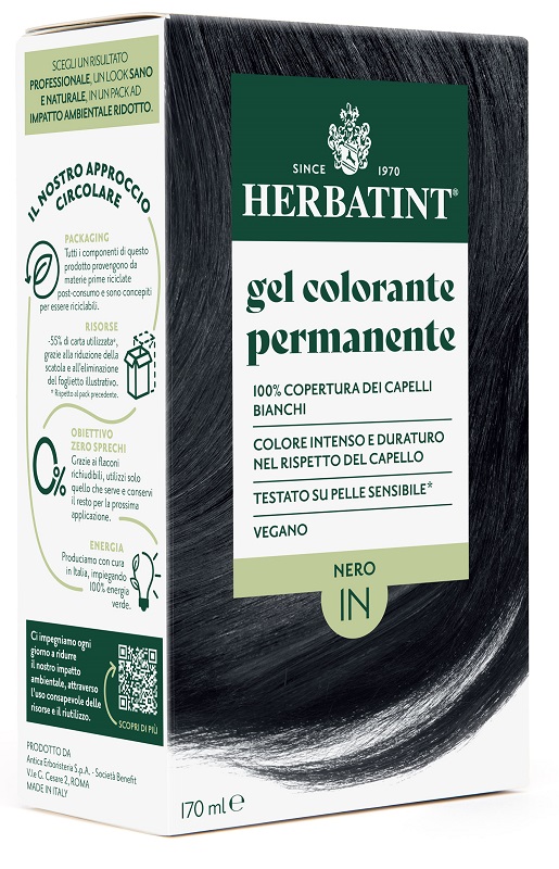 HERBATINT 1N NERO 170 ML - Farmacia Artemisia di Montecuollo Dott. Angelo snc