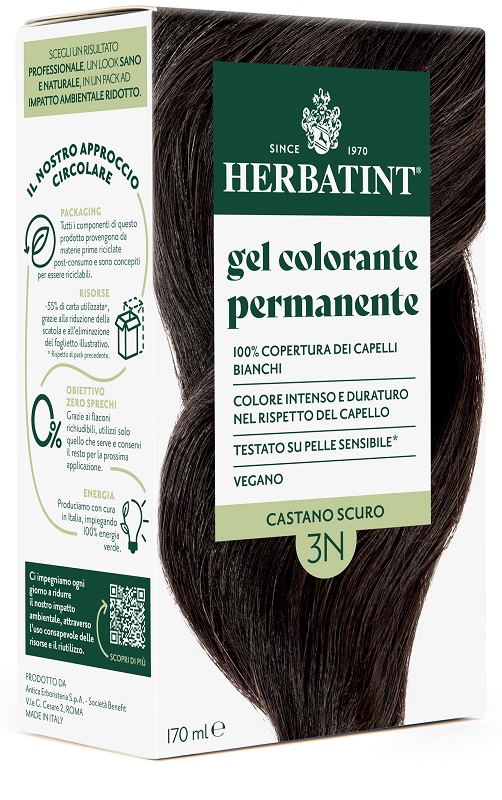 HERBATINT 3N CASTANO SCURO 170 ML - Farmacia Artemisia di Montecuollo Dott. Angelo snc