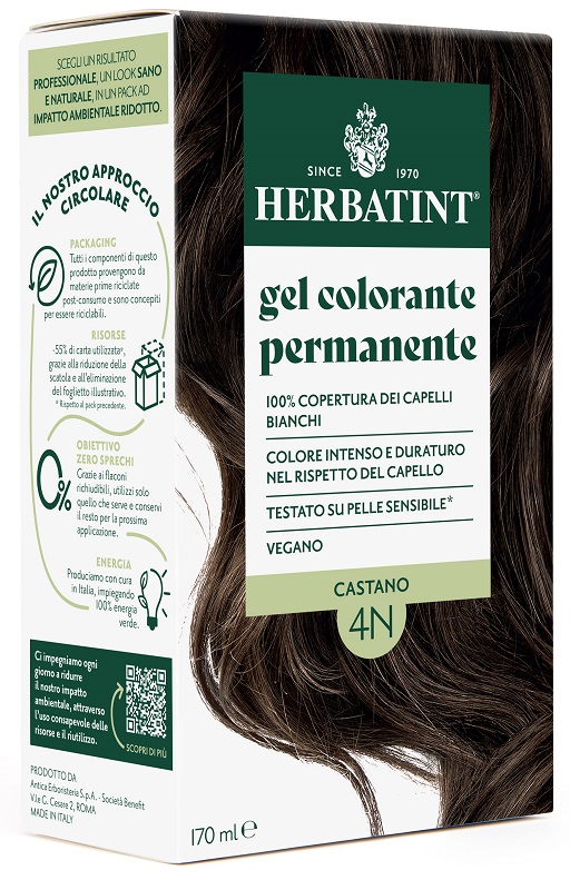 HERBATINT 4N CASTANO 170 ML - Farmacia Artemisia di Montecuollo Dott. Angelo snc