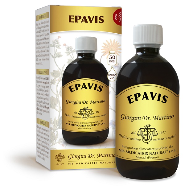 EPAVIS LIQUIDO ALCOOLICO 500 ML - Farmacia Artemisia di Montecuollo Dott. Angelo snc