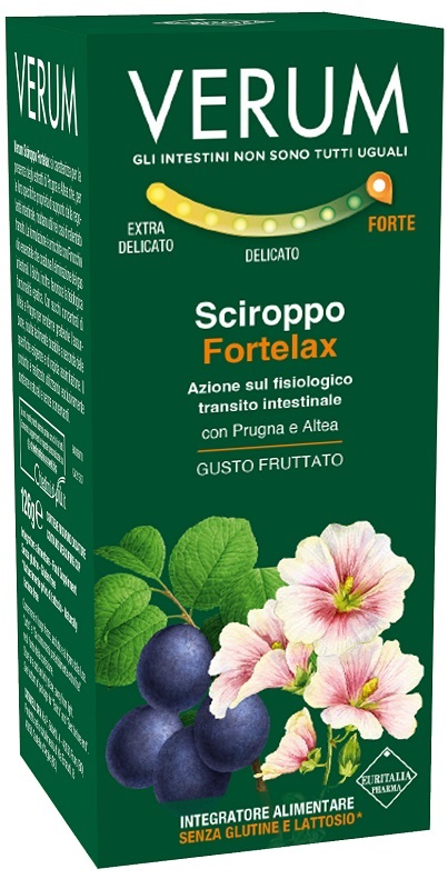 VERUM FORTELAX SCIROPPO FRUTTATO 126 G NEW - Farmacia Artemisia di Montecuollo Dott. Angelo snc
