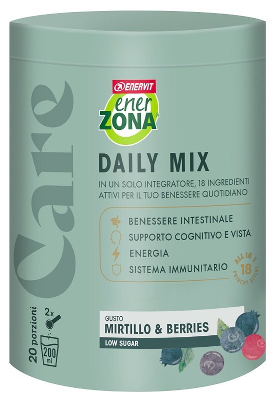 ENERZONA CARE DAILY MIX GUSTO MIRTILLO & BERRIES 400 G - Farmacia Artemisia di Montecuollo Dott. Angelo snc