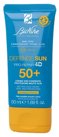 DEFENCE SUN 50+ CREMA VISO FONDENTE 50 ML - Farmacia Artemisia di Montecuollo Dott. Angelo snc