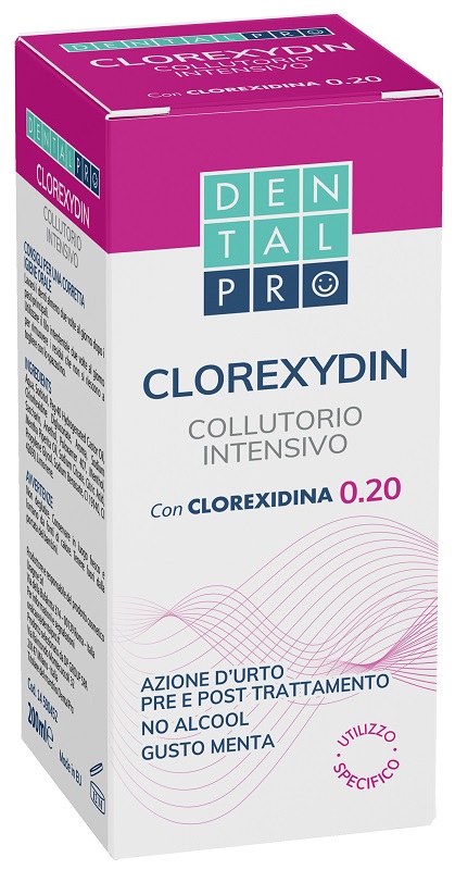 DENTALPRO COLLUTORIO CLOREXYDIN 0,20 200 ML - Farmacia Artemisia di Montecuollo Dott. Angelo snc