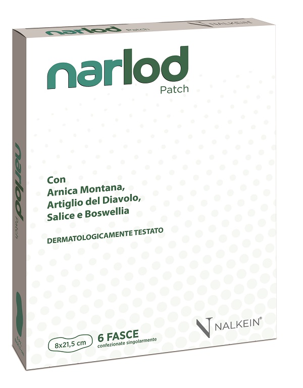 NARLOD PATCH 8X21,5 CM 6 PEZZI - Farmacia Artemisia di Montecuollo Dott. Angelo snc