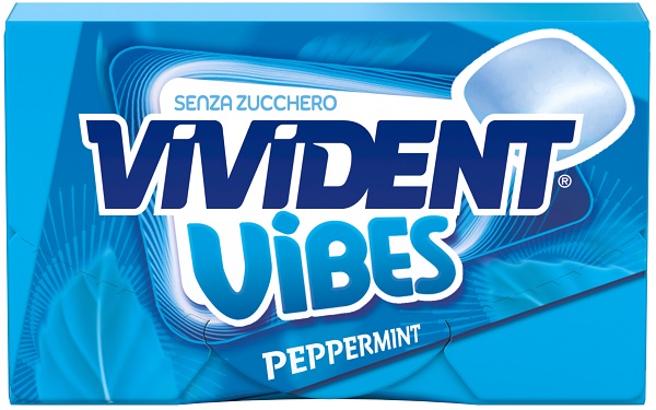 VIVIDENT VIBES PEPPERMINT 23 G SENZA GLUTINE CON EDULCORANTI - Farmacia Artemisia di Montecuollo Dott. Angelo snc