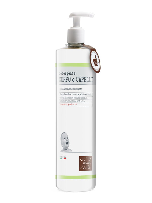FIOCCHI DI RISO DETERGENTE CORPO E CAPELLI TALCO 750 ML - Farmacia Artemisia di Montecuollo Dott. Angelo snc