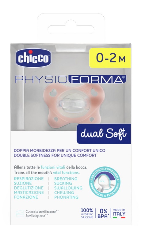 CHICCO DUAL SOFT ROSA 0-2 1 PEZZO - Farmacia Artemisia di Montecuollo Dott. Angelo snc