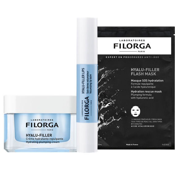 FILORGA XMAS 2026 COFFRET HYDRATION & VOLUME HYALU FILLER LIPS + HYALU FILLER CREAM + HYALU FILLER FLASH MASK - Farmacia Artemisia di Montecuollo Dott. Angelo snc