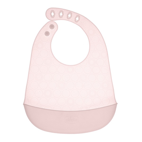 CHICCO EASY ROLL BIB BAVAGLINO IN SILICONE CON TASCA ROSA - Farmacia Artemisia di Montecuollo Dott. Angelo snc