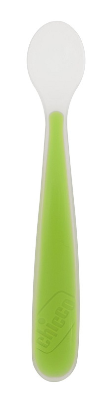 CHICCO SOFTLY SPOON CUCCHIAIO MORBIDO IN SILICONE VERDE 6M+ - Farmacia Artemisia di Montecuollo Dott. Angelo snc