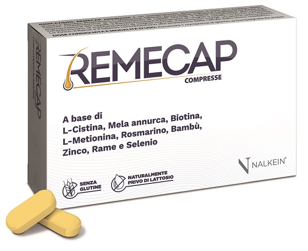 REMECAP 30 COMPRESSE RIVESTITE DA 1,25 G SENZA GLUTINE NATURALMENTE PRIVO DI LATTOSIO - Farmacia Artemisia di Montecuollo Dott. Angelo snc