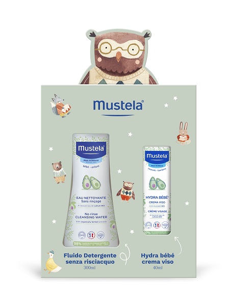 MUSTELA BABY CHANGE SET CON HYDRA BEBE' VISO 40 ML + FLUIDO DETERGENTE 300 ML - Farmacia Artemisia di Montecuollo Dott. Angelo snc