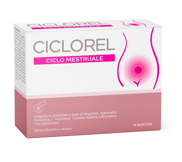 CICLOREL CICLO MESTRUALE 14 BUSTINE 5 G CON EDULCORANTI SENZA GLUTINE E SENZA LATTOSIO - Farmacia Artemisia di Montecuollo Dott. Angelo snc